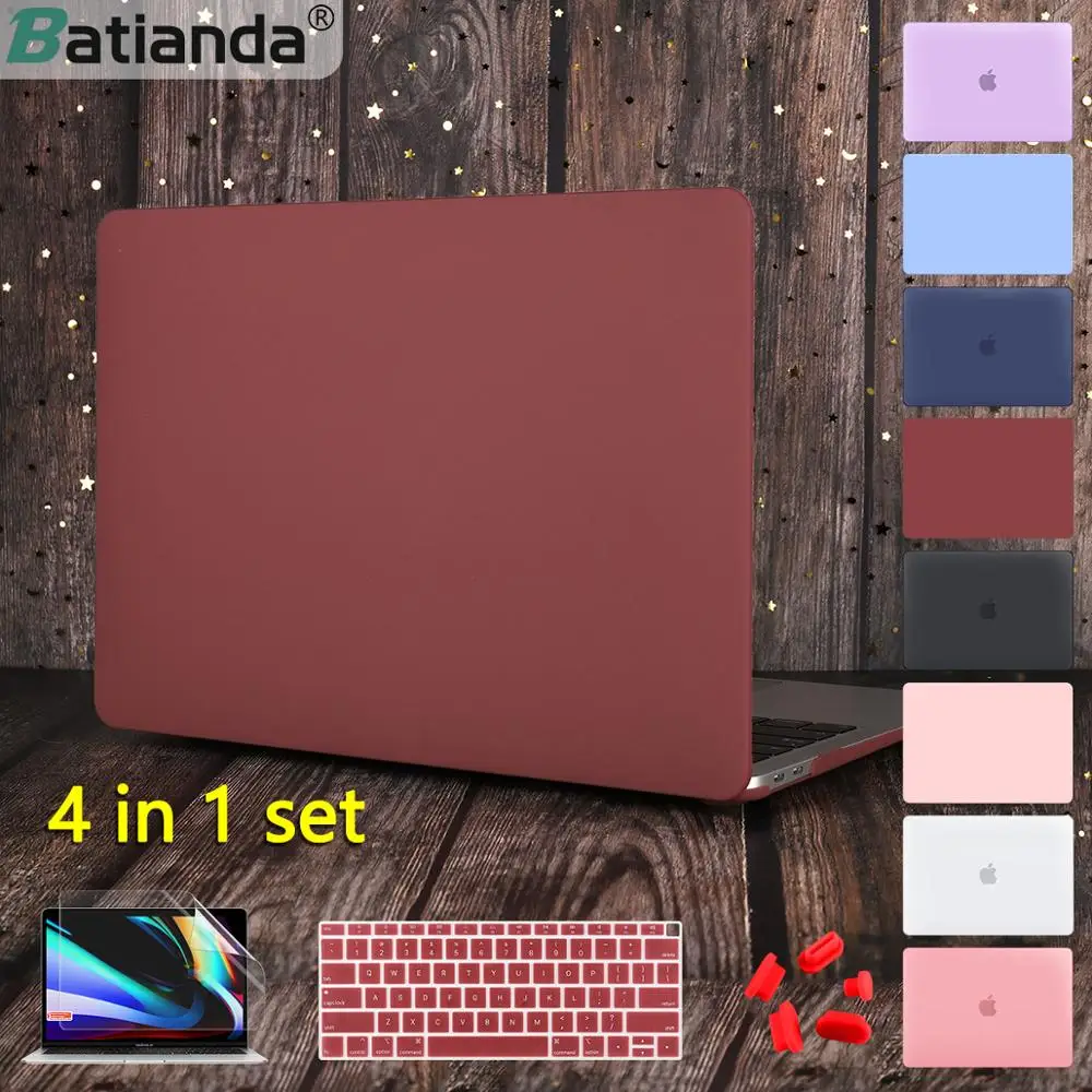 Матовый прозрачный пластиковый жесткий чехол для MacBook Pro Air 13 2020 A2251 A2289 A2338 A2337 M1Pro