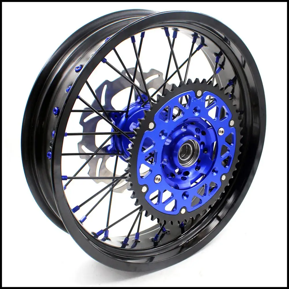 Полный комплект колес SUPERMOTO с ЧПУ 3 5/4 25 для SUZUKI DRZ400S 2000-2020 DRZ400 2000-2004 DRZ400E 2000-2007