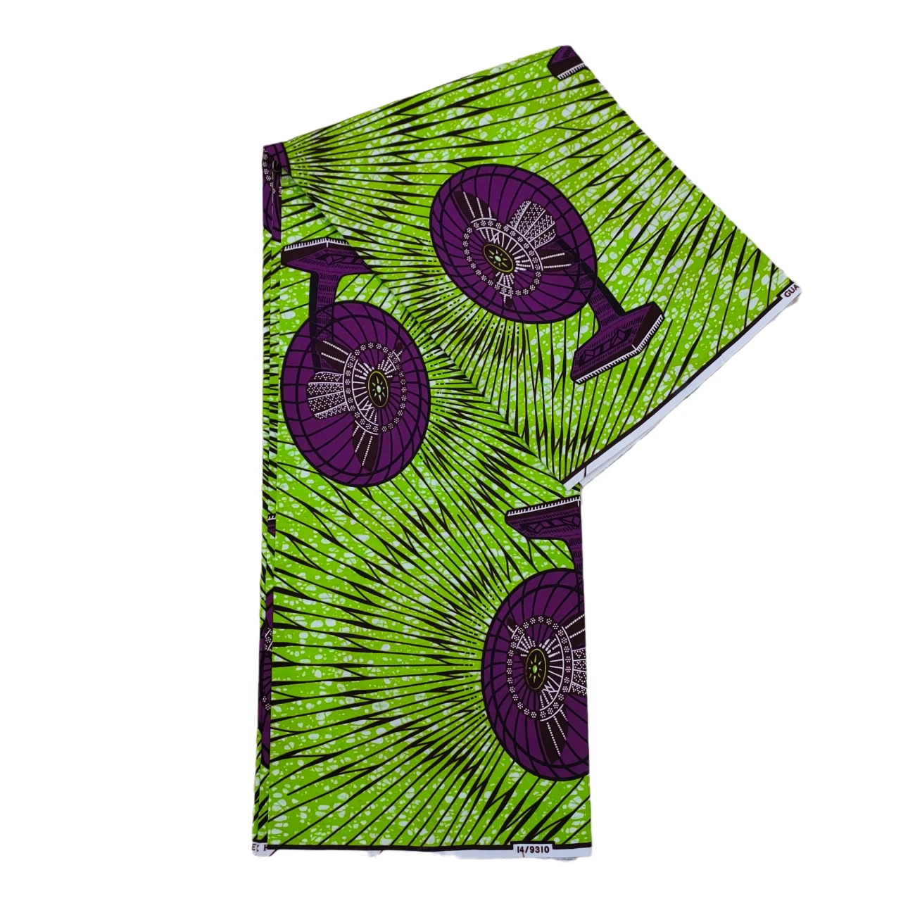 

Гарантированная Настоящая Африканская ткань с принтом из натурального воска, ткань в стиле Ганы из воска Анкары, 100% хлопок, 6 ярдов для нигер...