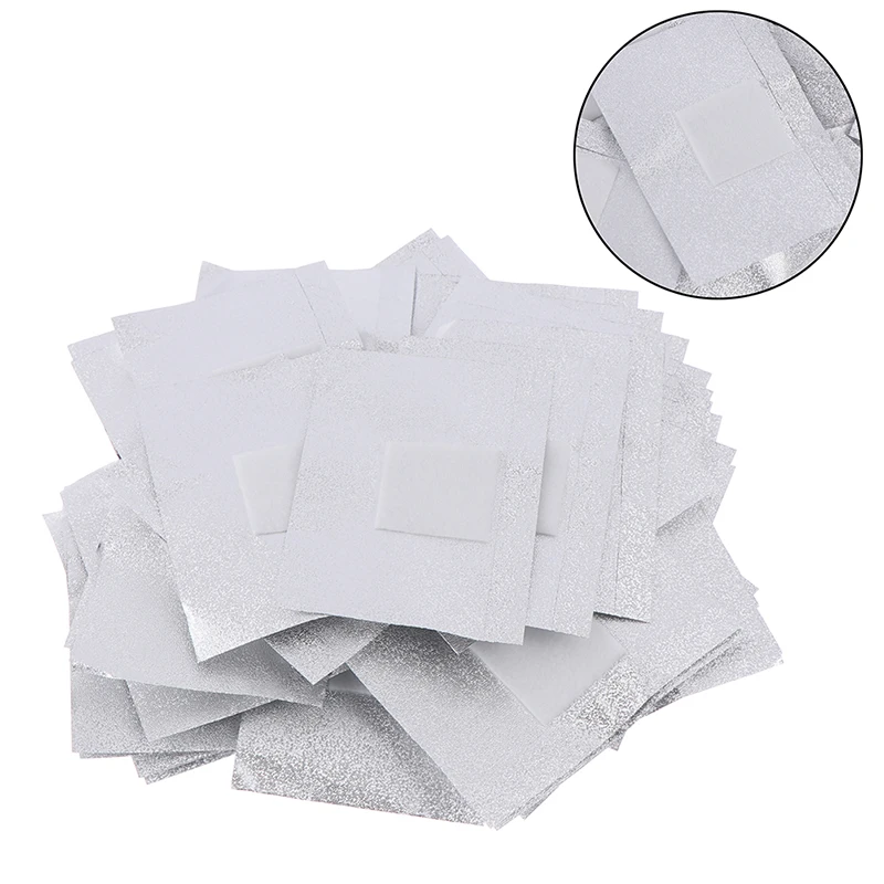 

50Pcs/Bag Soak Off Polish Nail Removal Wraps Nail Towel Gel Polish Remover Aluminium Foil Nail Art Manicure Tools