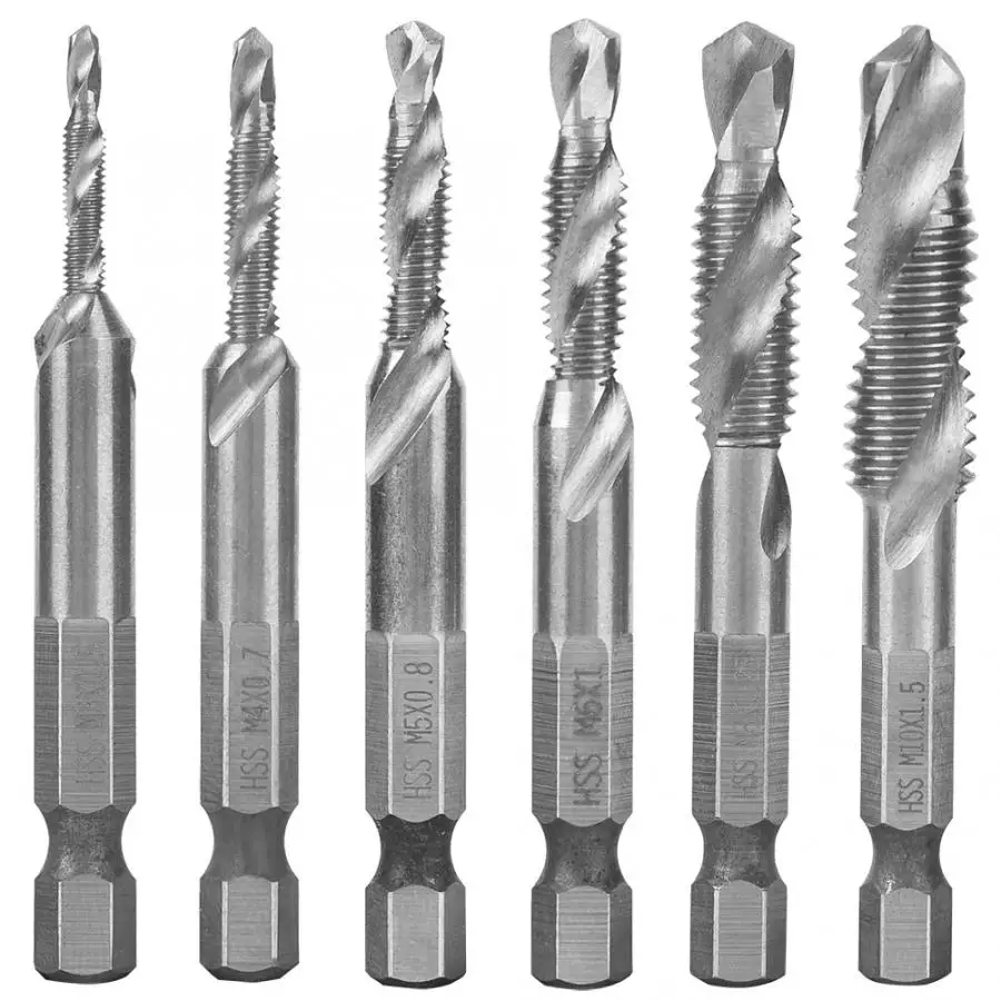 6 35 мм шестигранный хвостовик кран сверло сквозное отверстие внутренний стружки