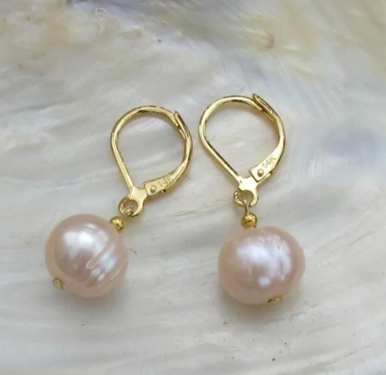 11-10 мм Южное море настоящие идеальные жемчужные серьги 14 k/20 | Украшения и