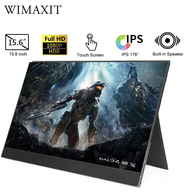WIMAXIT M1560CT2 USB портативный игровой монитор 15 6 дюйма Type C сенсорный экран