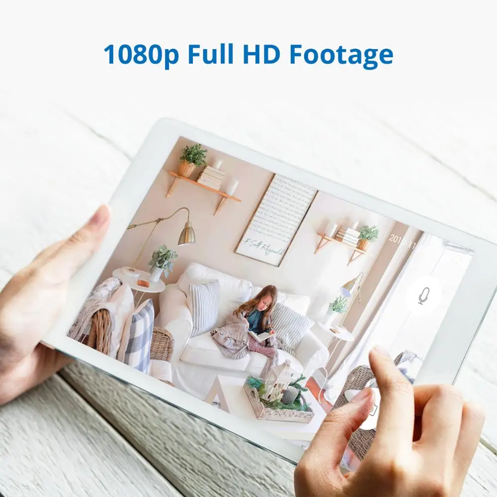 Умная IP камера видеонаблюдения ANNKE 1080P Wi Fi ночное видение|Камеры видеонаблюдения|