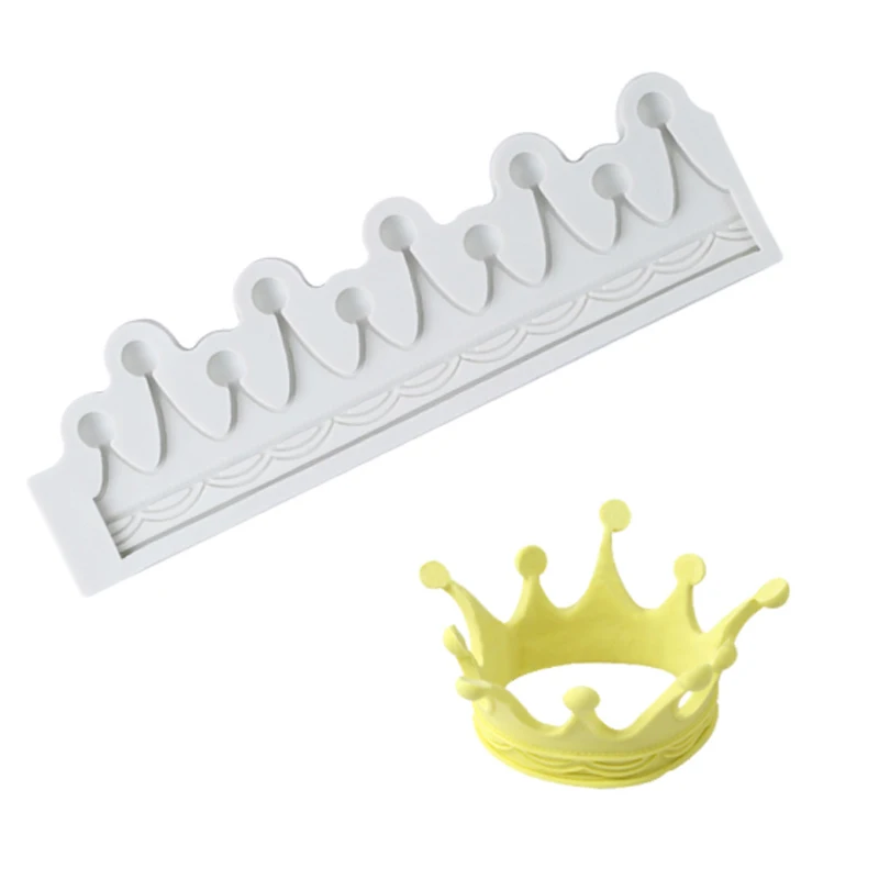 Большая силиконовая форма с короной различные формы для украшения торта