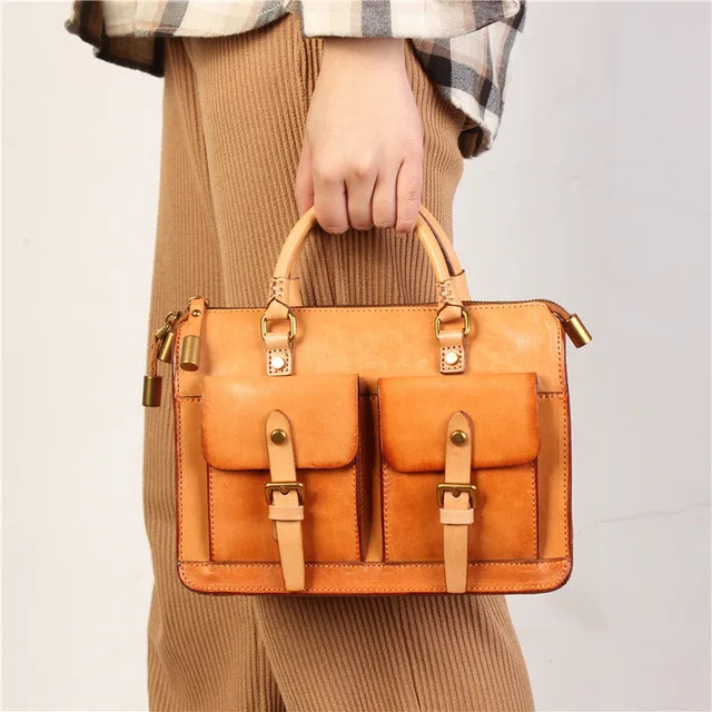 First layer veg-taned 2021 women designer crossbody bag female luxury messenger bag 2