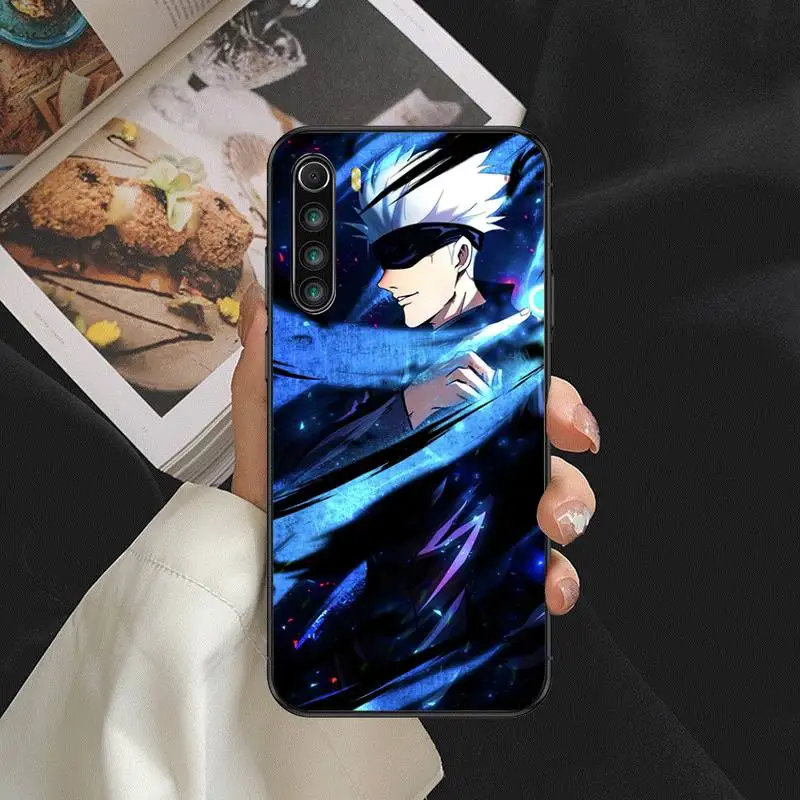 

Jujutsu Kaisen Satoru Gojo Anime Phone Case For Xiaomi 8 9 9t Pro A2 10 lite MIX 2 2S 3 note 10 pro Nax Fundas Cover