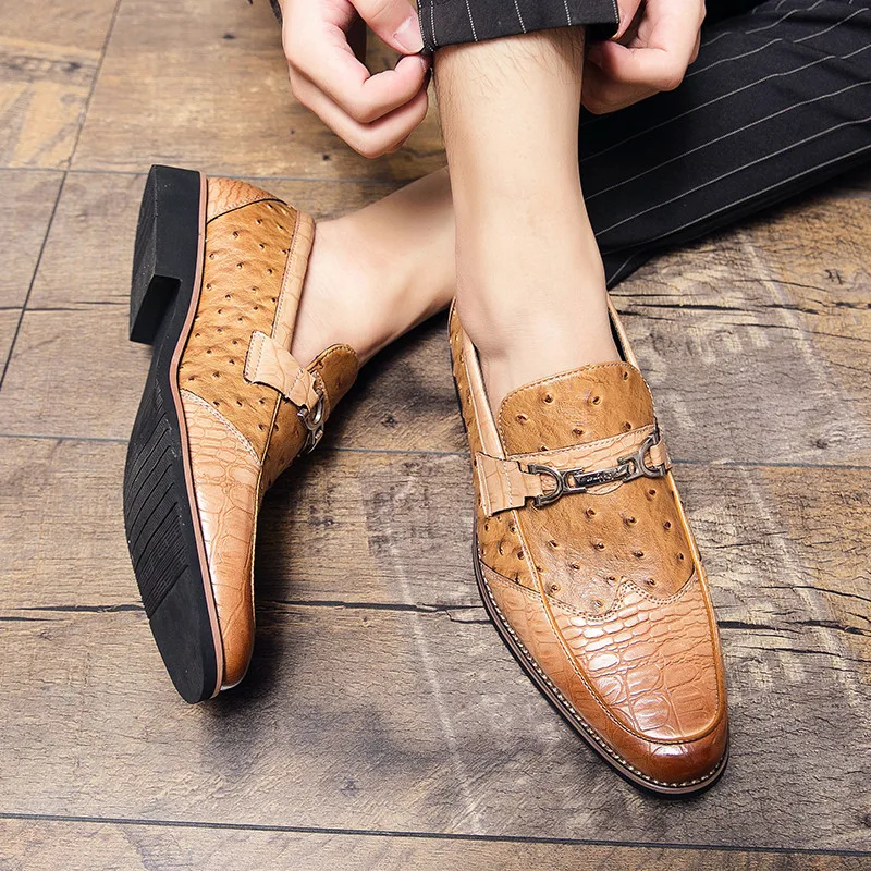 

Fashion Shoes Leather Shoes Dress Man Handmade Men Moccasins For Oxford Mens Casual Men's Italian Brown Summer