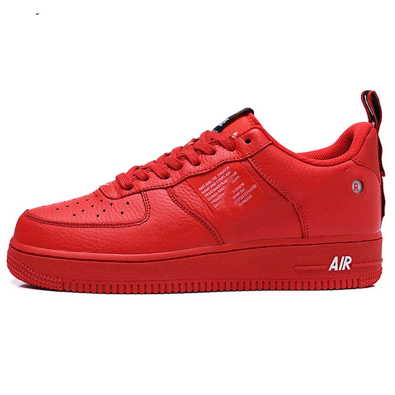

Hot Sale Classic Air Force 1 AF1 Mens White Black Red Bright Women Men Sports Sneakers Fashion Casual Shoes