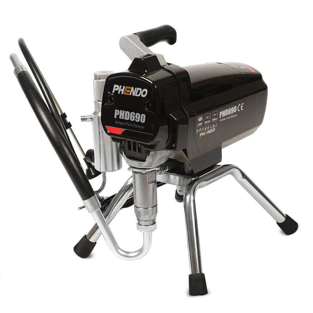 Профессиональный безвоздушный распылитель PHENDO с бесщеточным Мотором краски 1500