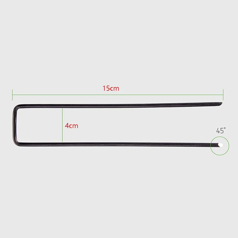 

30 Pcs U-Type Turf Staples for Artificial Grass, for Lawn Sod Weed Landscape Grass Fabric Netting