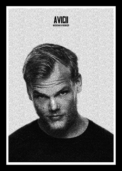 Идеальный JL Avicii Легенда DJ музыка ПЕВЕЦ Звезда современный абстрактный постер