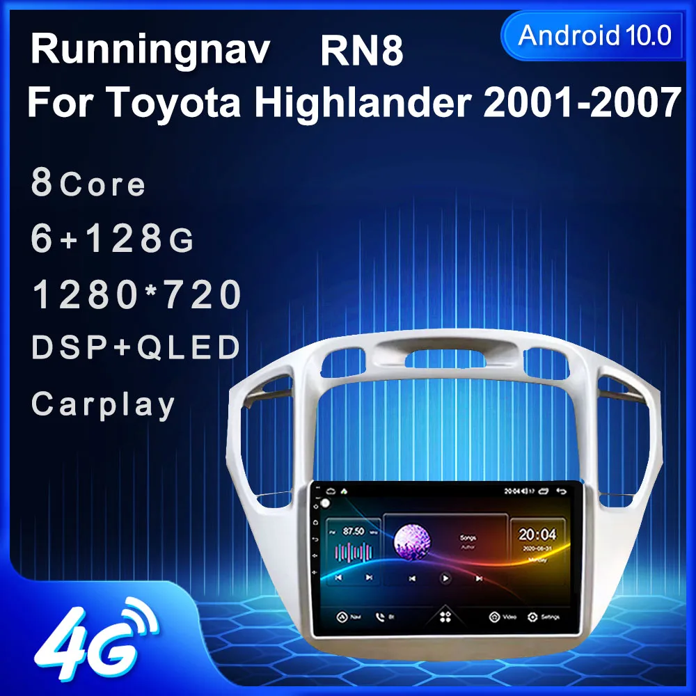 Мультимедийная магнитола для Toyota Highlander мультимедийная стерео-система на Android 10 1