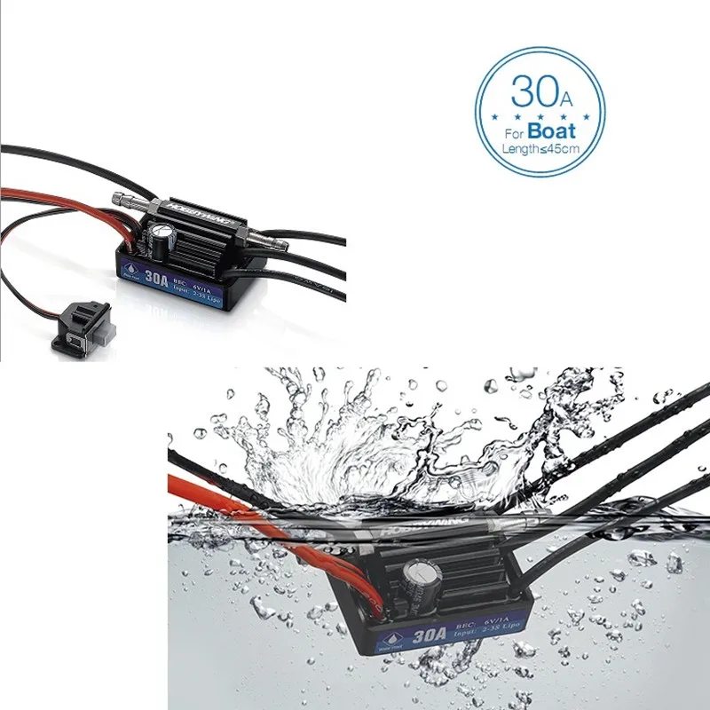 Hobbywing водонепроницаемый SeaKing 30A V3 ESC бесщеточный RC мотор 6 в/1A BEC для
