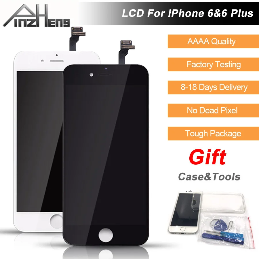ЖК-экран PINZHENG AAAA для iPhone 6 Plus 100% оригинальный сменный сенсорный экран дигитайзер