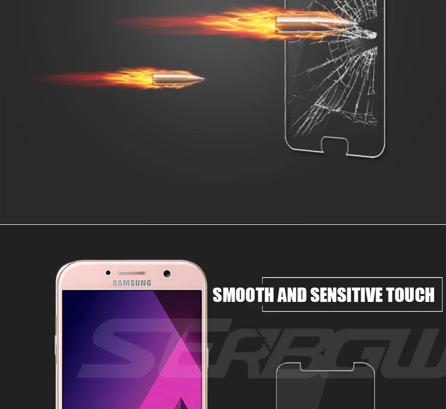 Закаленное стекло для samsung Galaxy A7 A5 A3 Защита экрана для samsung A6 A8 Plus A9 защитная пленка