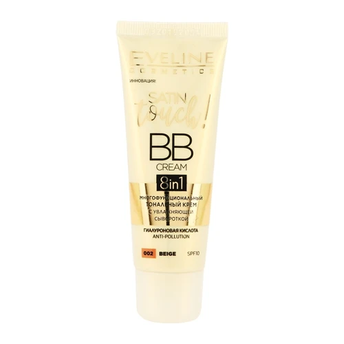 Крем тональный для лица EVELINE SATIN TOUCH BB CREAM с увлажняющей сывороткой | Красота и