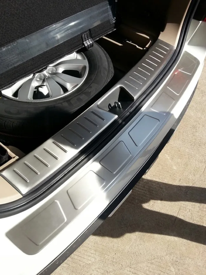 

Автомобильные аксессуары для kia Sportage 2013-2017, нержавеющая сталь, внутренний багажник, бампер, защитная пластина, литье, отделка