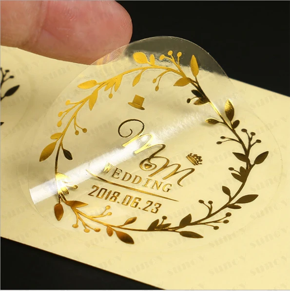 Высококачественная прозрачная наклейка персонализированная на заказ