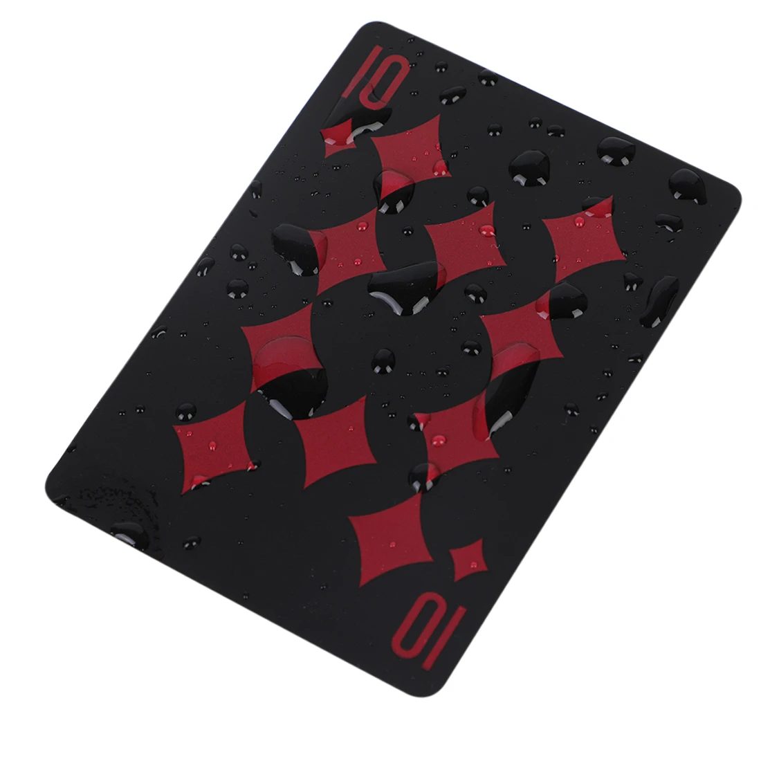 Качественные пластиковые ПВХ покер водонепроницаемые черные игральные карты