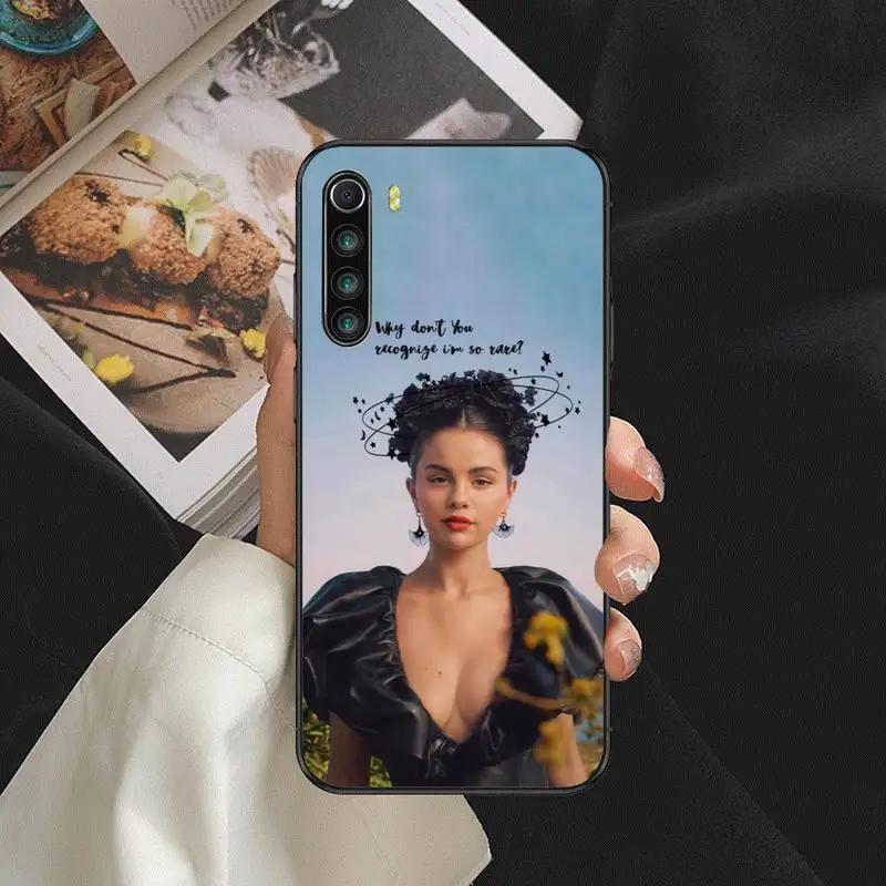 

Selena Gomez Phone Case For Xiaomi mi6 5x 8 a1 2 9se 8lite 3s Cover Fundas Coque