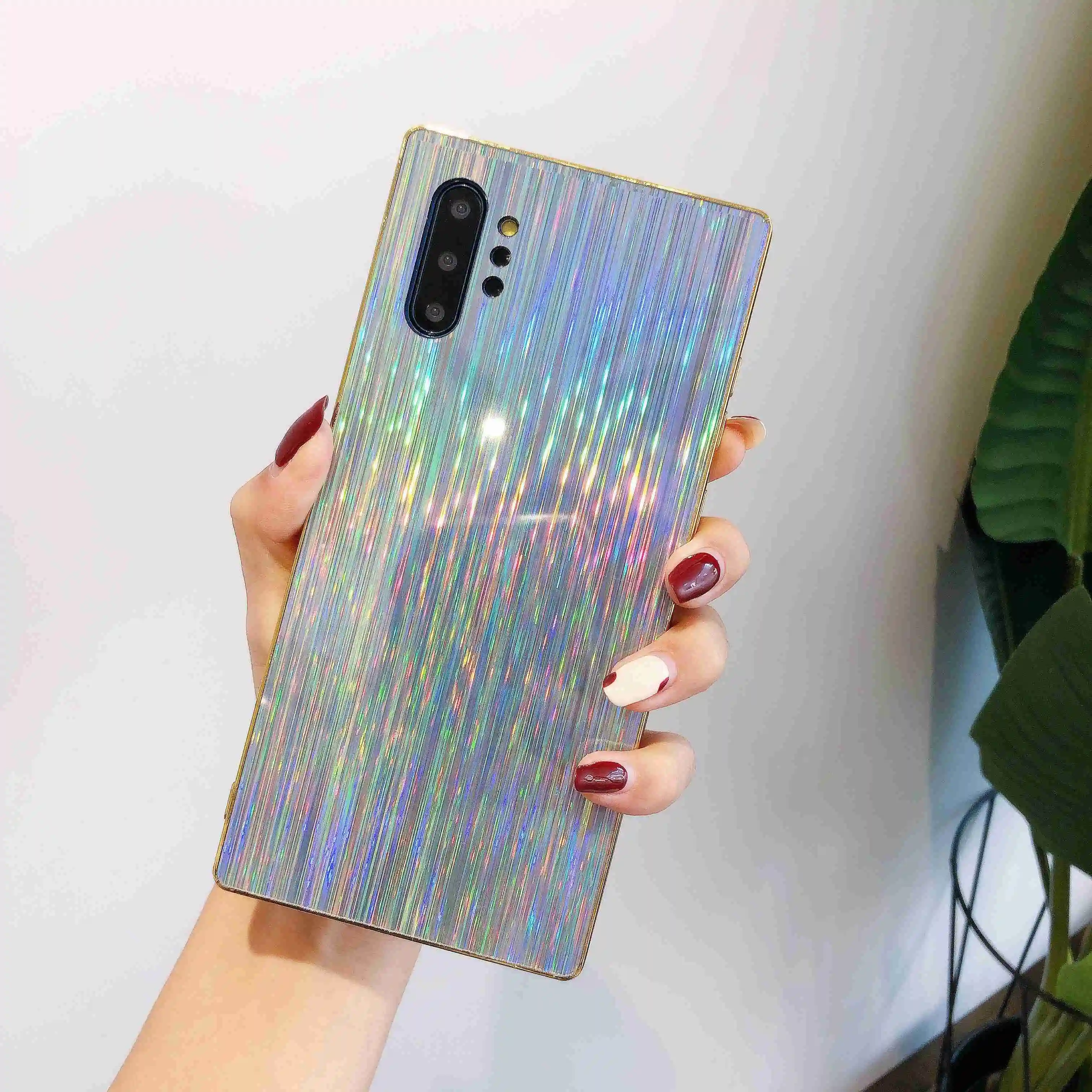 Новинка 2020 блестящие чехлы с покрытием для OPPO A3S A5S F9 Pro F11 цветная задняя крышка