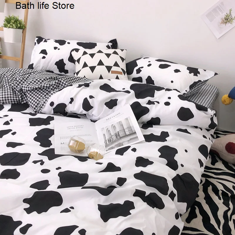 Комплект постельного белья из Коровьих пятен постельное белье в скандинавском