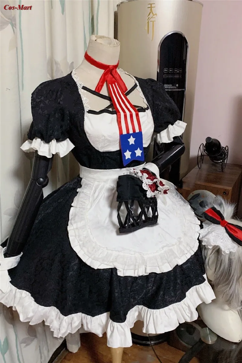 

Hot Game Azur Lane Hammann Cosplay Costume Unchanged Elegant Maid Dress Activity Party Role Play Clothing High-End Custom-Make