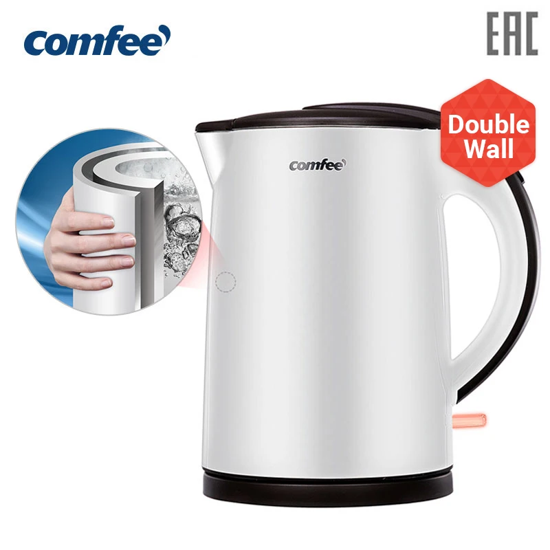 Электрический Чайник Comfee CF KT7072 из двух материалов быстрое кипение Анти суха я