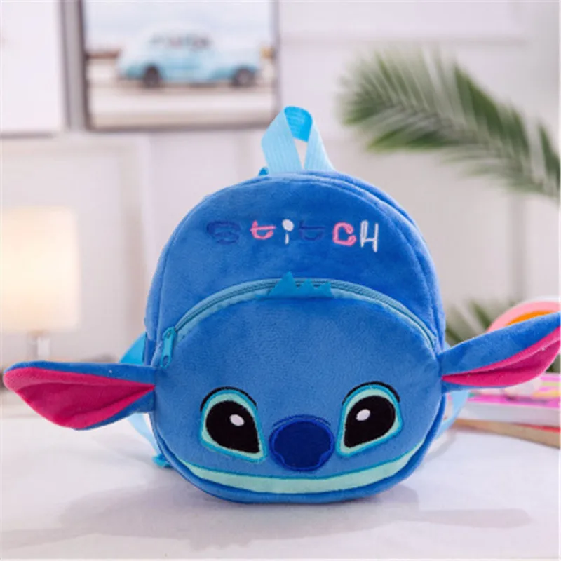Stitch Милый детский плюшевый рюкзак с героями мультфильмов, мини-сумка, детский подарок, Студенческая сумка для мальчиков и девочек, милый кошелек, рождественский подарок - Цвет: Stitch