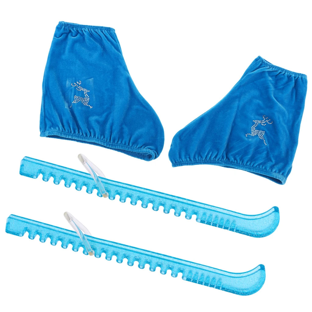 1 пара чехлов для ботинок на коньках с мягким регулируемым лезвием Защитное