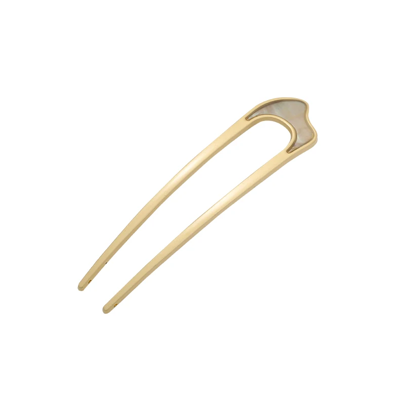 

[Xwen] 2021 New Women Girls Gold Silver Simple Hairpin Korean Headwear Temperament Hair Sticks Fashion Hair Accessories OH1931