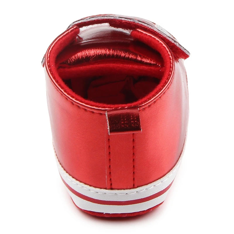 

Spring Shoes Newborn Baby Girls Classic Heart-shaped PU Leather Tennis Lace-Up Autumn First Walkers
