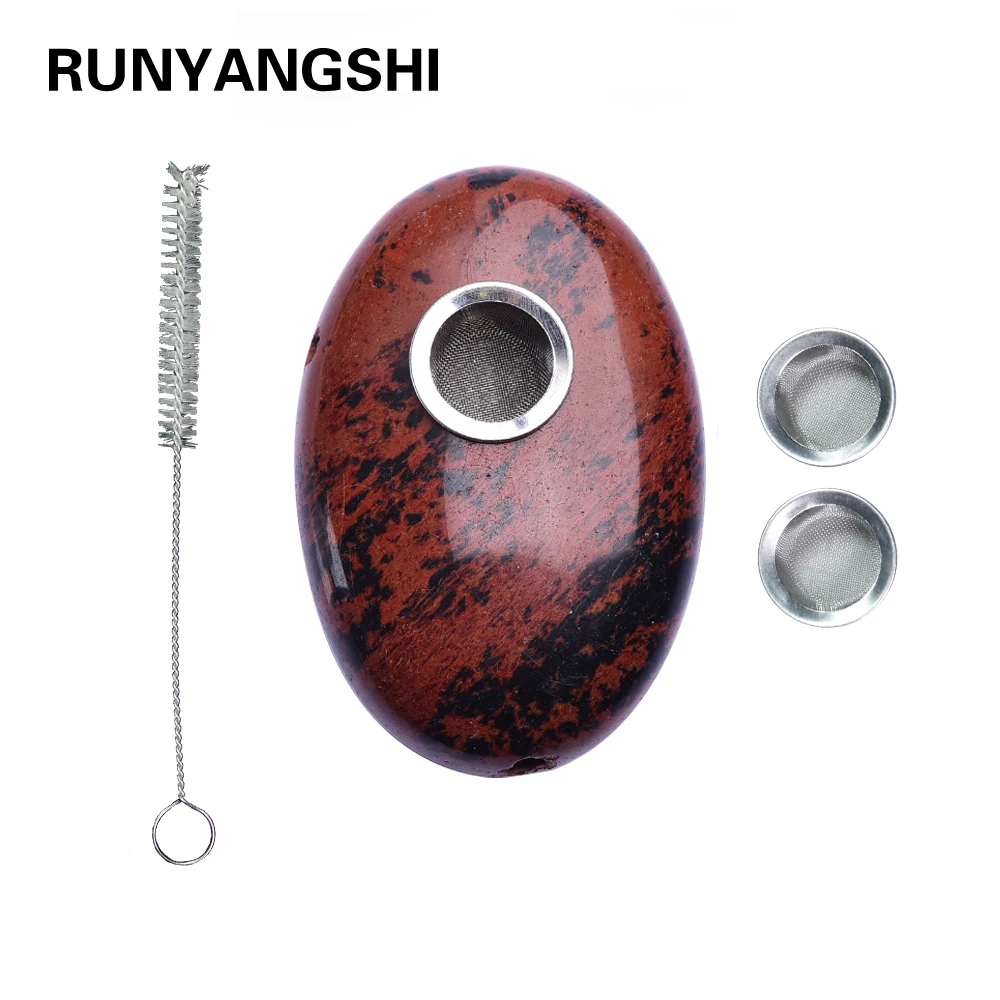 Руль из красного обсидиана Runyangshi 100% натуральный хрустальный камень грубая