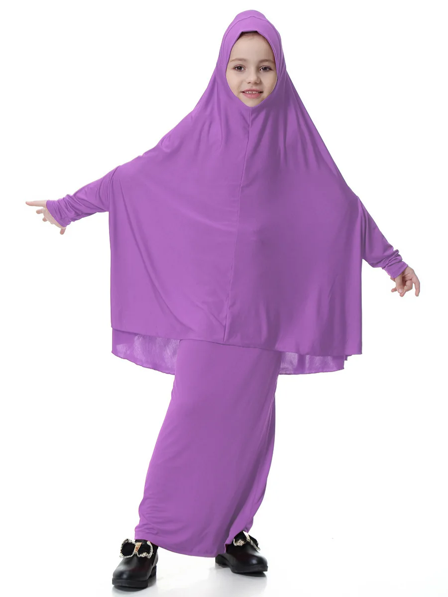 Детские мусульманские платья abaya мусульманское платье для девочек детский