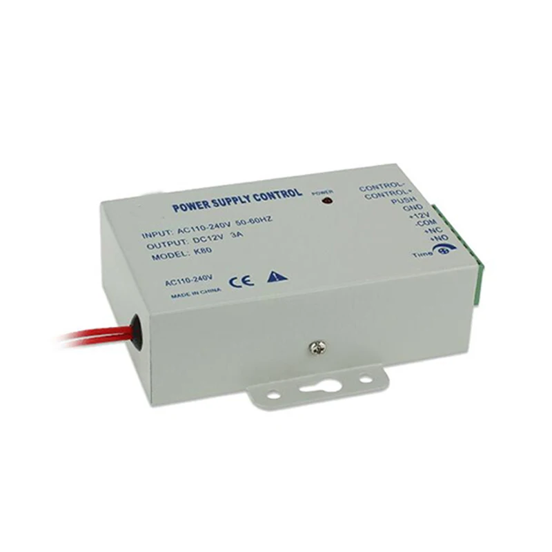 

110 to 240V 50~60 hz input 12V3A output access control transformer power supply Switch Power Supply for Access Control System