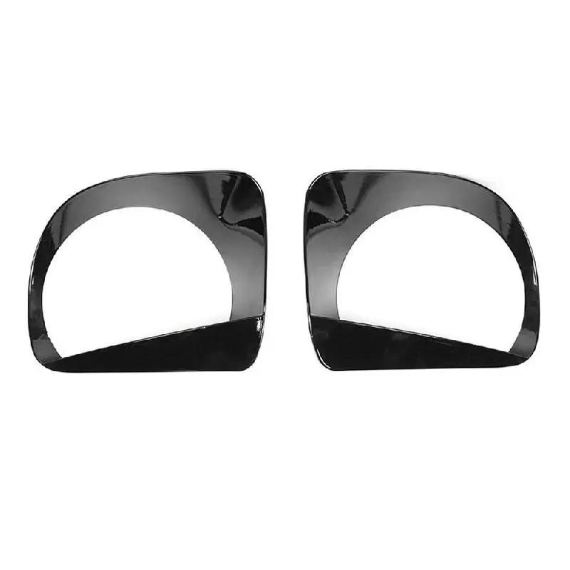 Черный Безель передний светильник головной лампа Angry Eyes накладка ABS для Jeep Renegade 2019