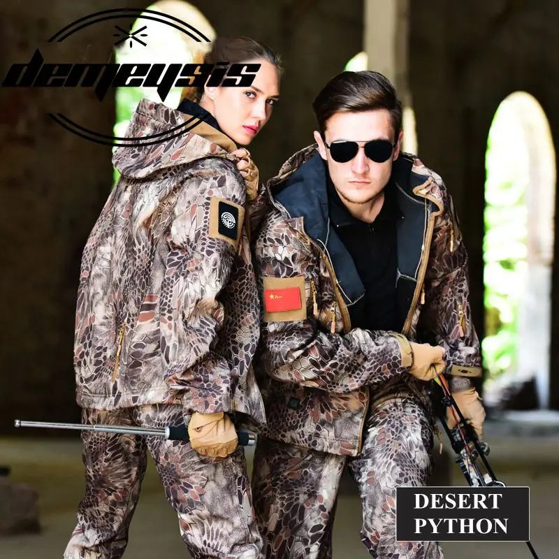 Военная униформа камуфляжный костюм ветрозащитные теплые армейские куртки для