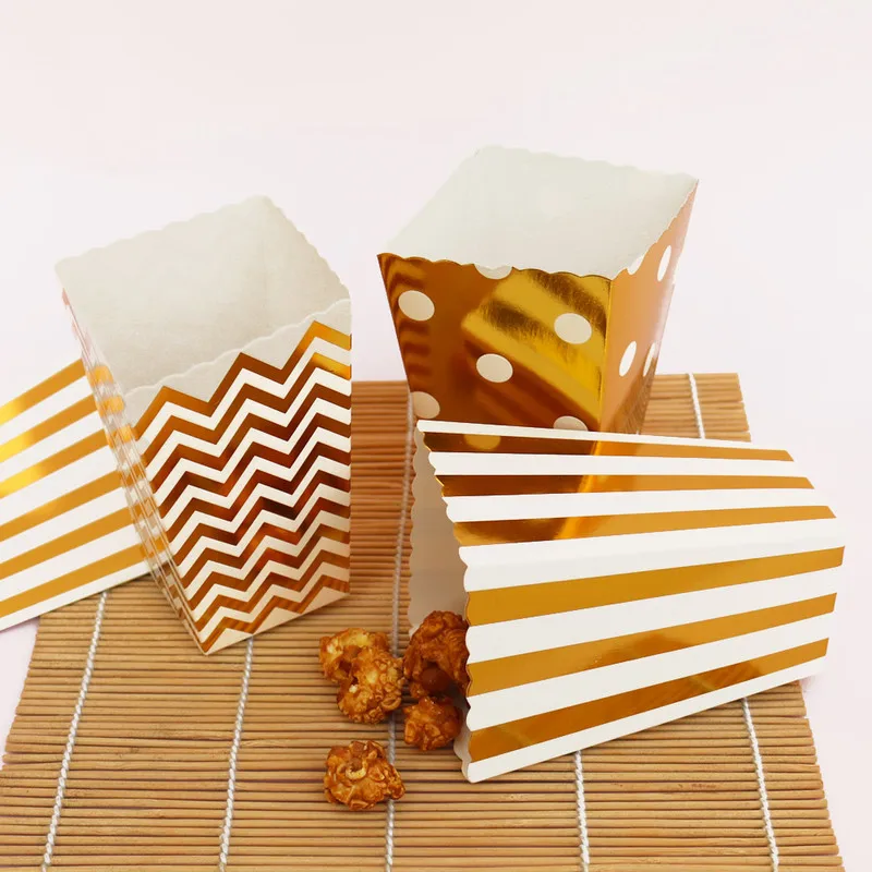 12 шт. бумажная коробка для конфет в горошек| |