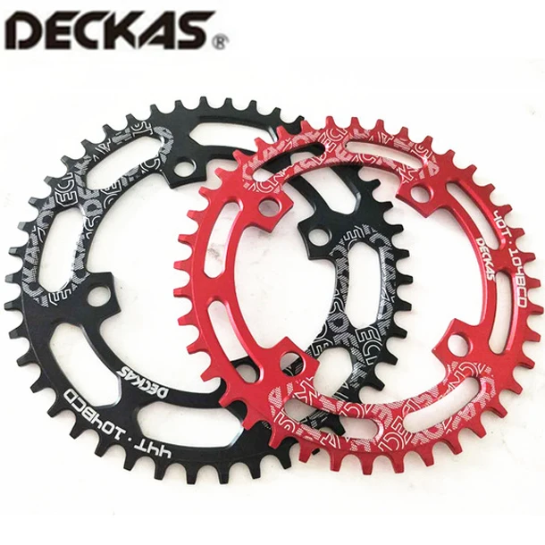 DECKAS Round 104BCD 40/42/44/46/48/50/52 T Getande горный велосипед Wiel MTB bike для 8-12 скоростных кренкета |