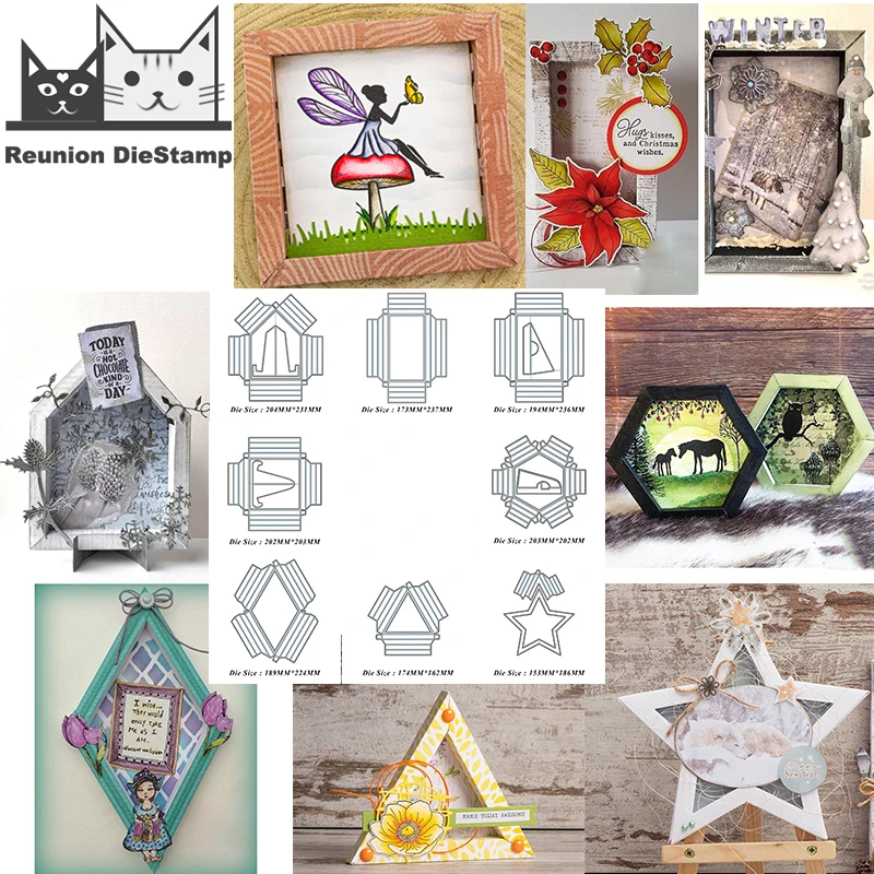 

Квадратная прямоугольная рамка, металлические пресс-формы, форма для ножа, альбом для скрапбукинга, украшение для открыток ручной работы