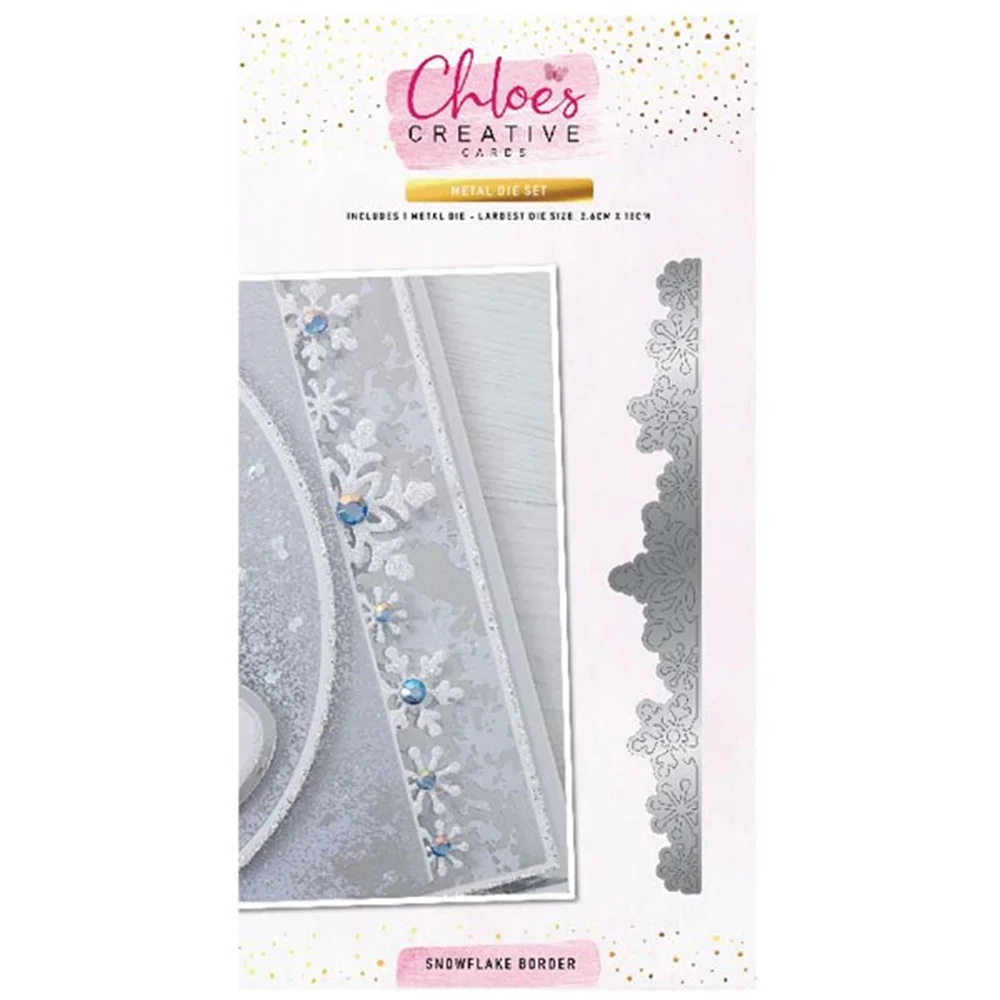 

2021arrival New Snowflake Border Metal Cutting Dies Diy Gift Various Card Series Scrapbook Paper Craft Knife Handmade Blade Mold