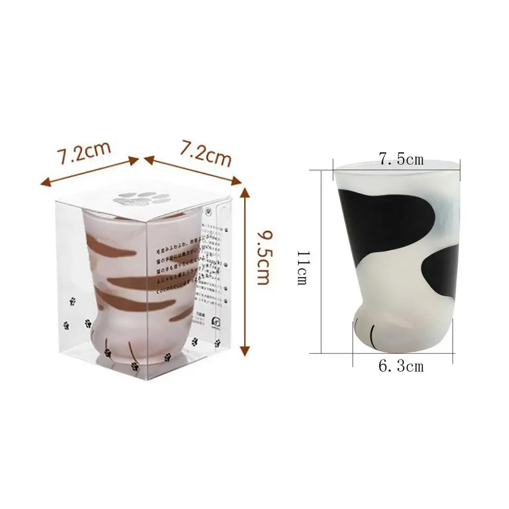 Милый кот печати ноги чашки в виде кошачьей лапки чашка для завтрака молока из