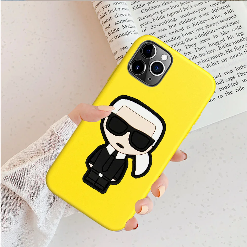

Fashion Famous Brand Designer Cute Candy Phone Case For iPhone 12 11 Pro Max 8 7 6 6S Plus XR X XSMax SE2020 Soft TPU Cover Etui