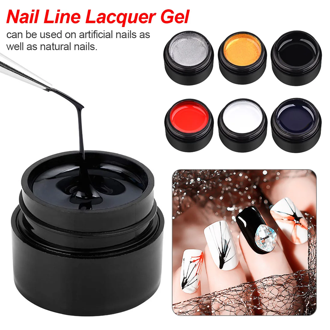 Матовый гель для ногтей французского дизайна самостоятельной сборки