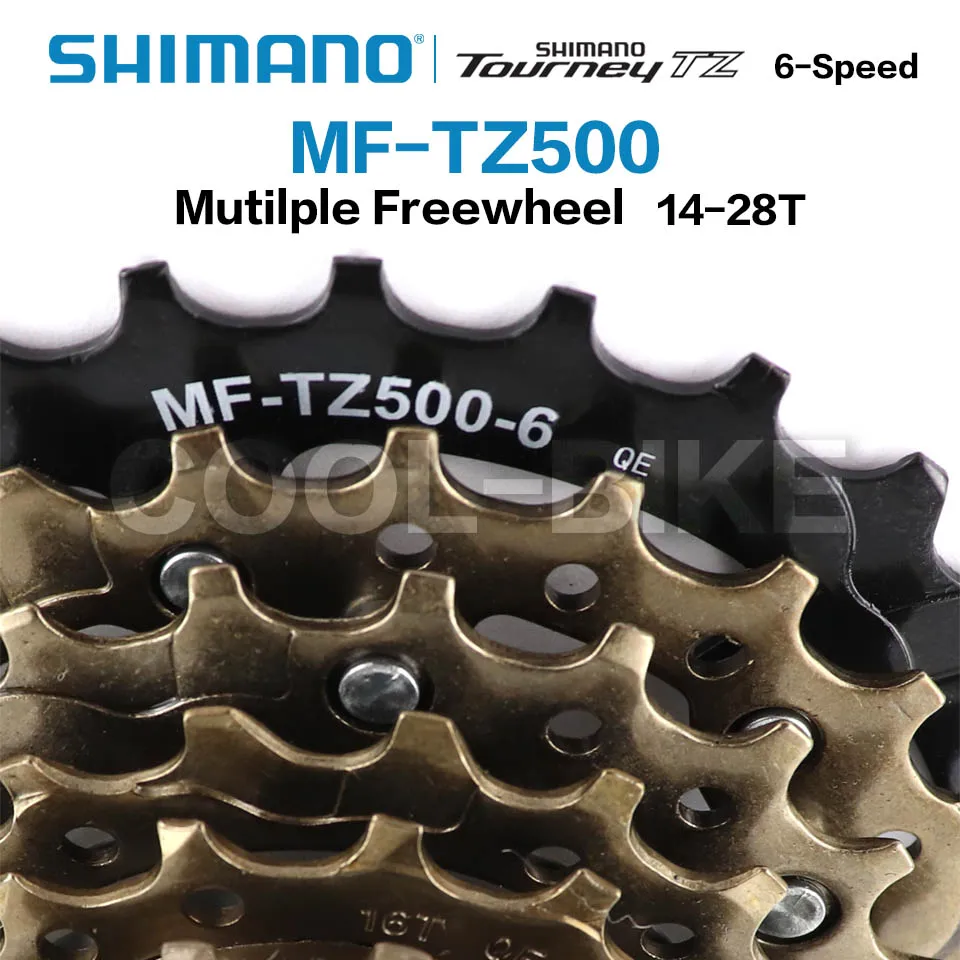 SHIMANO MF TZ500 6 Speed 7 скоростей механизм трещотки для велосипеда 14 28 звездочки 6s