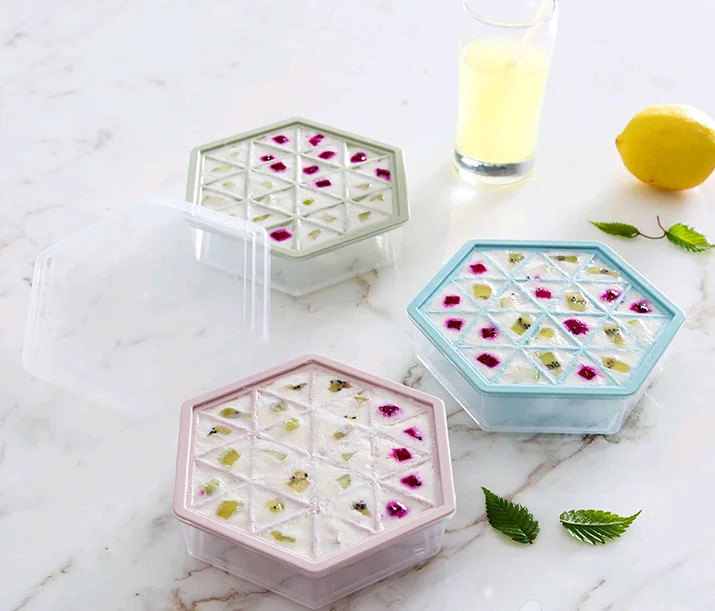 Самодельный лед шлифовальные машины шестигранные домашние Формы для льда с