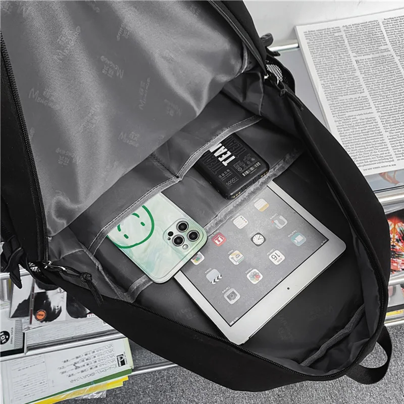 Модный сетчатый школьный ранец для мужчин и женщин нейлоновый рюкзак колледжа