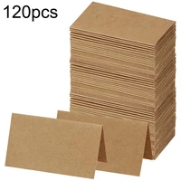 120pcs wedding vintage blank kraft paper table number name card place cards wedding birthday party decoration invitations