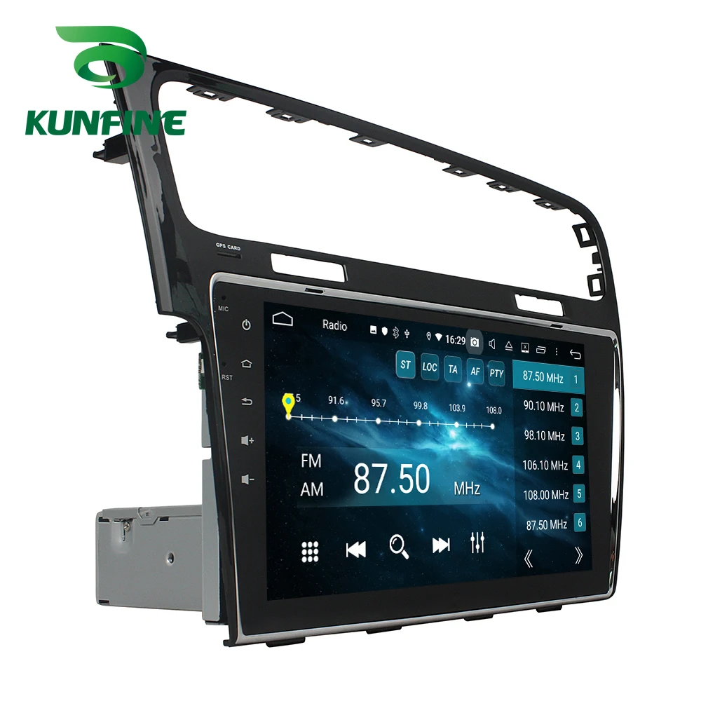 Android 9,0, Восьмиядерный, 4 Гб ОЗУ, 64 Гб ПЗУ, автомобильный DVD, gps, мультимедийный плеер, стерео, без Дека, для VW Golf 7, 2013-, радио, wifi